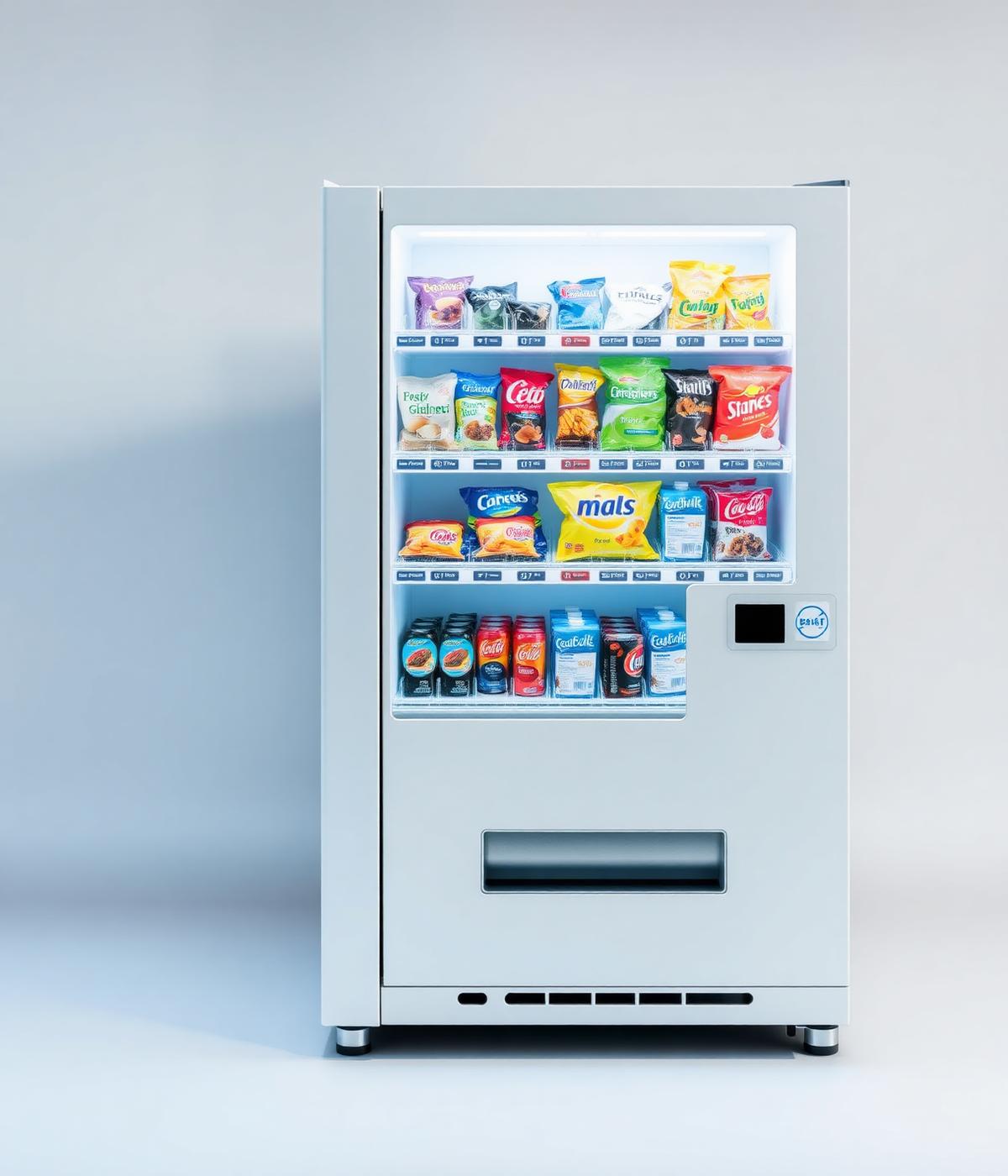 Combi-automaat met snacks en dranken